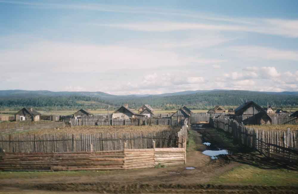 Дерев’яні будинки. Місце невідоме